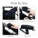 StyleZ A Pair Office Chair Armrest Pad Elbows and Forearms Pressure Relief Memory Foam Chair Arm Rest Cover