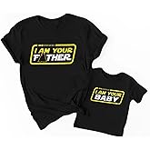 Dad and Son Matching Shirts I Am Your Father Shirt Family Matching Outfits Family Vacation Casual Short Sleeve Top
