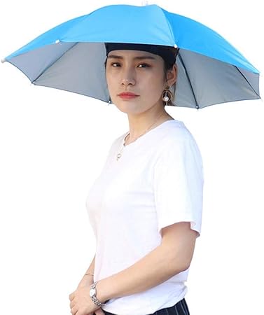 large umbrella hat