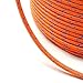 GM CLIMBING 8mm Accessory Cord Rope Double Braid Pre Cut CE/UIAA (Orange, 20ft 8mm)
