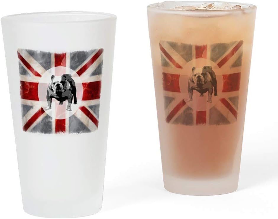 bulldog pint glasses