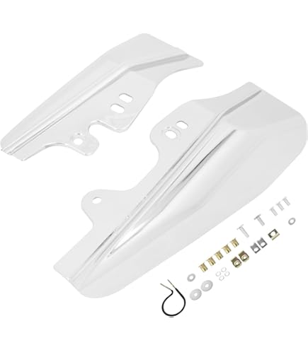 HCmotorku Déflecteur De Chaleur Pour Moto Harley Touring Road King Electra Glide Street Glide Road Glide Ultra Classic 2001-2008 Noir