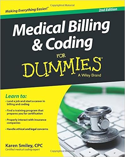 Medical Billing Coding Fd 2e For Dummies Career Education