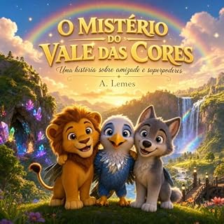 Livro O Mistério do Vale das Cores: Uma aventura de Léo, Áurea e Lola sobre amizade e inclusão ("Cada Mente, Uma Cor")