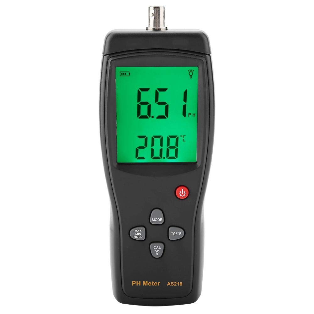 Smart Sensor AS218 Digital PH Meter Tester Digital PH Meter PH Meter AS218 PH Tester PH Acidity Meter 0.00~14.00 pH Moisture Measuring Instrument