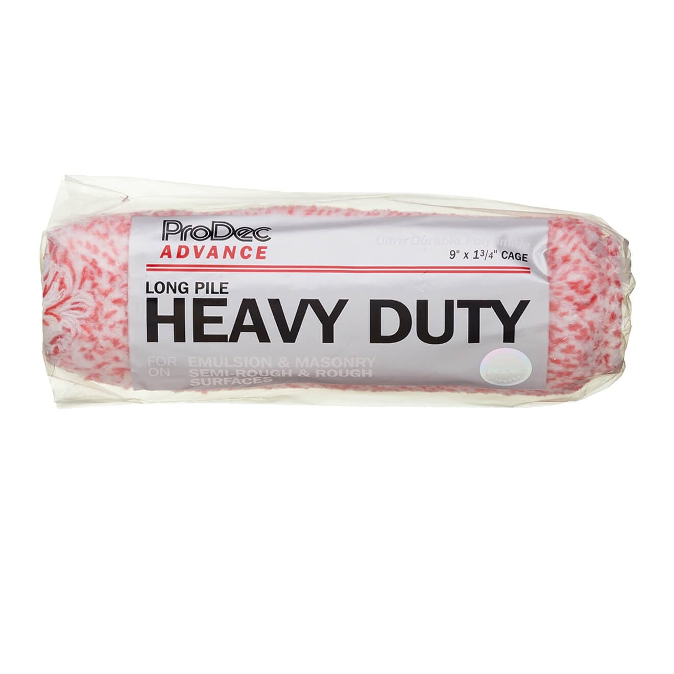 ProDec Advance 9 inch x 1.75" Long Pile Ultra Tough Heavy Duty Woven Polyamide Trade Professional Masonry Paint Roller for Painting with Smooth and Textured Masonry Paints on Exterior Walls, 9"