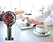 Skyreat Portable Mini Personal Battery Handheld Fan with LCD Dispaly Design,Rechargeable USB 2500mAh Battery Operated Hand Fan Strong Wind for Travel Home and Office
