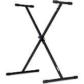 Stage Rocker Powered by Hamilton SR524000 Single X Style Keyboard Stand - Black