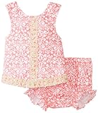 Mud Pie Baby Girls' Flamingo Pinnafore and Bloomer Set
