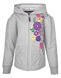 Hanes Girl Dream Floral Full-Zip Hoodie,Dream Floral/Light Steel,Small