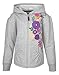 Hanes Girl Dream Floral Full-Zip Hoodie,Dream Floral/Light Steel,Small
