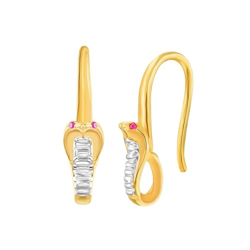 VK Jewels Cubic Zirconia Stud Earrings for Women (Golden) (vker1671g)