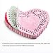 RIVCOIM Heart Doilies: Elegant Paper Crafts for Valentines 4 Inch - 100 Pcs in Red, Pink, White, Blue (25 Each) - Perfect for Creative Decorations