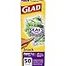 Glad Zipper Food Storage Snack Bags - 50 Count, Pack of 12 (Package May Vary)