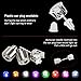 esonstyle 10 Pairs Bright Stylish Fashion LED Earrings Glowing Light Up Earrings Diamond Crown Ear Drop Pendant Stud Stainless Multicolor (multi color 10 pair)
