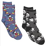 Mickey Mouse Womens 2 pack Socks