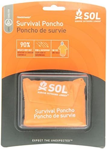 Survive Outdoors Longer Survival Poncho, 0.187 Pound by Survive Outdoors Longer