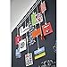 Hanging Photo Organizer Rail With Chains and 32 Clips Cream Perfect For Collage Picture Craft Art Display Projects