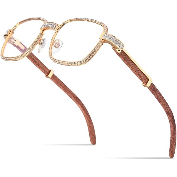 Fundamentals F201 Eyeglasses Gold 53mm Fundamentals F201 YG 55-20-145 Yellow Gold Metal Full Rim  main image 3