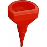 Scribner Plastics 6114R Red 8" D Funnel