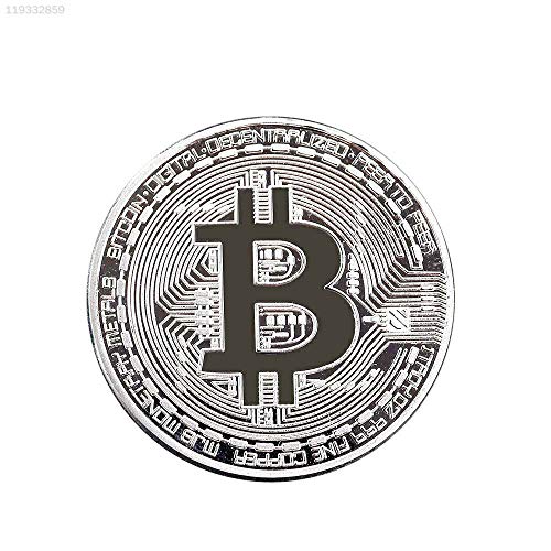 ELECTROPRIME-20F6-Silver-Plated-Bitcoin-Coin-Art-Plating-Props-Chip-Bitcoin-Alloy-Collectible