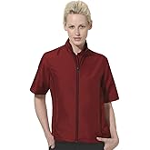 Monterey Club Women's Half Sleeve Microfiber Dobby Windshirt #2763