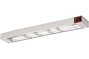 KOUWO 60 Inch Food Heat Lamp Overhead Food Warmer Commerical Strip Warmers 1400 Watts with Chain and Us Plug,110v (60")