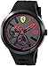 Scuderia Ferrari Men's FXX Quartz Watch with Silicone Strap, Black, 15.29 (Model: 0830394)