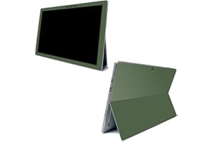 MIGHTY SKINS MightySkins Skin for Microsoft Surface Pro 7 - Solid Olive | Protective, Durable, and Unique Vinyl Decal Wrap Cover | Easy to Apply, Remove, and Change Styles | Made in The USA