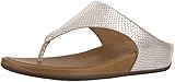 FitFlop Womens Banda Snake-Embossed Leather