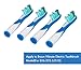 AGPtEK® 2X Pack 4 Replacement Toothbrush Oral B Sonic Compatible with Oral-B Sonic, Sonic and Sonic Complete Vitality
