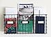 Tagway Home Wall Mounted Three Compartment Mail Basket Letter Holder Black Metal