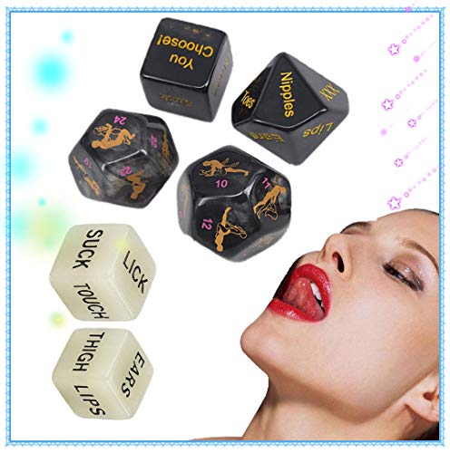 Multifaceted Style Fun Game dice Toy (6 Pieces)