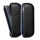 Case Cover for IQOS 3.0 E-Cigarette Protective Case Accessories PU Leather Scratch Waterproof Iqos3 Case Cover (Black)