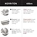 Magnetic Curtain Tiebacks | 4 Pieces Set of Holdbacks | Convenient, Decorative Drapery Hooks | Drapery Ties for Window Drapes