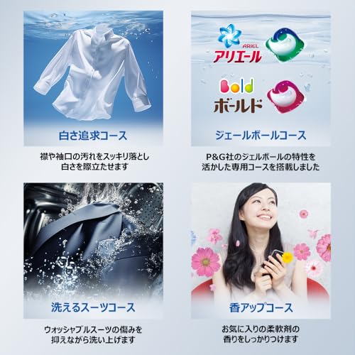 Haier JW-HS61D(W), White, Washing Capacity 13.3 lbs (6 kg), Fully Automatic Washing Machine, Tank Cleaning, Tank Air Drying, Rush Course, Wrinkle Care Dehydration, High Concentration Cleaning