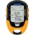 SUNROAD GPS Tracker Barometer Altimeter Compass Weather Forecast Thermometer Barometric Pressure Tester GPS Route Tracking Multifunctional Meter