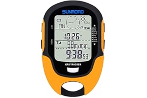 AMTAST Digital Altimeter Portable Compass with Weather Forecast Multi Function Altimeter Barometer for Hiking, Camping, RVs and Outdoor Activities