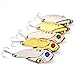 JUEMENZHE Fishing Lures Blade Baits,5pcs/lot Metal VIB Hard Fishing Lure Bass Crankbait Fishing Spinner Blade for Bass Fishing