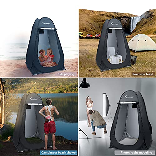 Sportneer Pop Up Privacy Changing Tent Camping Shower Tent, Portable