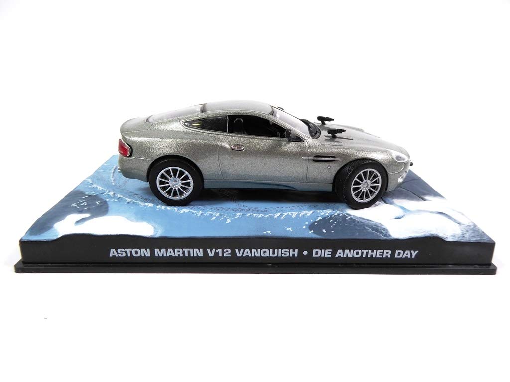 OPO 10 - 1/43 scale car compatible with Aston Martin V12 Vanquish James Bond 007 from the movie DIE ANOTHER DAY - DY002