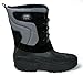 LABO Men's Winter Snow Boots Shoes Waterproof Insulated Lace UP 620 BLACK-10