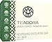 Teadora All Natural, Organic, Vegan, Exfoliating Soap Bar for Face and Body, crafted with Buriti Oil, Cupuacu Butter, Acai Seed Powder, Amazonian White Clay 5 Ounce, Dusk Scent