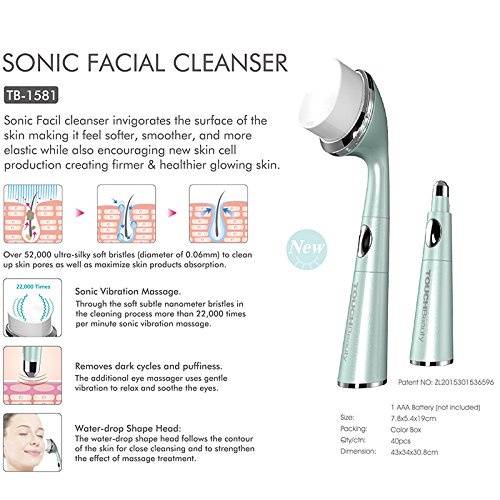 touch beauty sonic facial cleanser