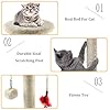 Zubita-Cat-Tree-Tower-Cat-Scratcher-Kitty-Furniture-Scratching-Post-Climber-House-Cat-Play-Tower-Activity-Centre-for-Playing-Relaxing-and-Sleeping Zubita Cat Tree Tower, Cat Scratcher Kitty Furniture Scratching Post Climber House Cat Play Tower Activity Centre for…