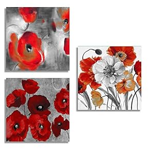 3 Piece Canvas Wall Art for Living Room Bedroom Home Artwork Popular Art Paintings Ready to Hang - 12"x12"x3 Panels