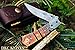 DKC Knives (121 5/18) DKC-136 Chief Damascus Steel Folding Pocket Knife 4.5