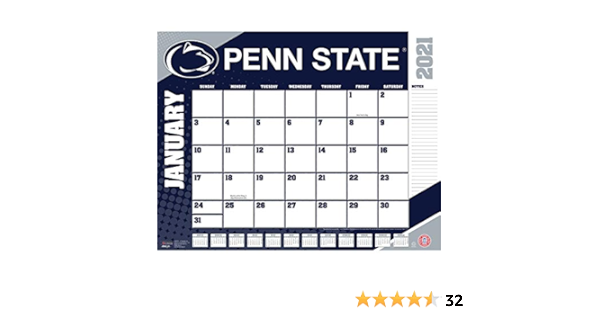 Penn State Calendar Fall 2023 Amazon.com : Turner Sports Penn State Nittany Lions 2021 22X17 Desk Calendar  (21998061487) : Office Products