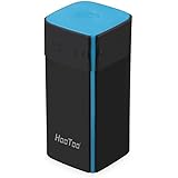 HooToo Wireless Travel Router, USB Port, 6000mAh External Battery Pack Travel Charger - TripMate Black (Not a Hotspot)