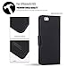 iPhone 6 Case, NOOTPRODUCTS [Ultra Slim] iPhone 6 Wallet Case (4.7 inch) Premium Slim-Fit Protective Nylon Folio Case with Card Slot Holster and Premium Grade TPU Casing [Flip Hard Case] Cover Made for Apple iPhone 6 4.7 inch Screen